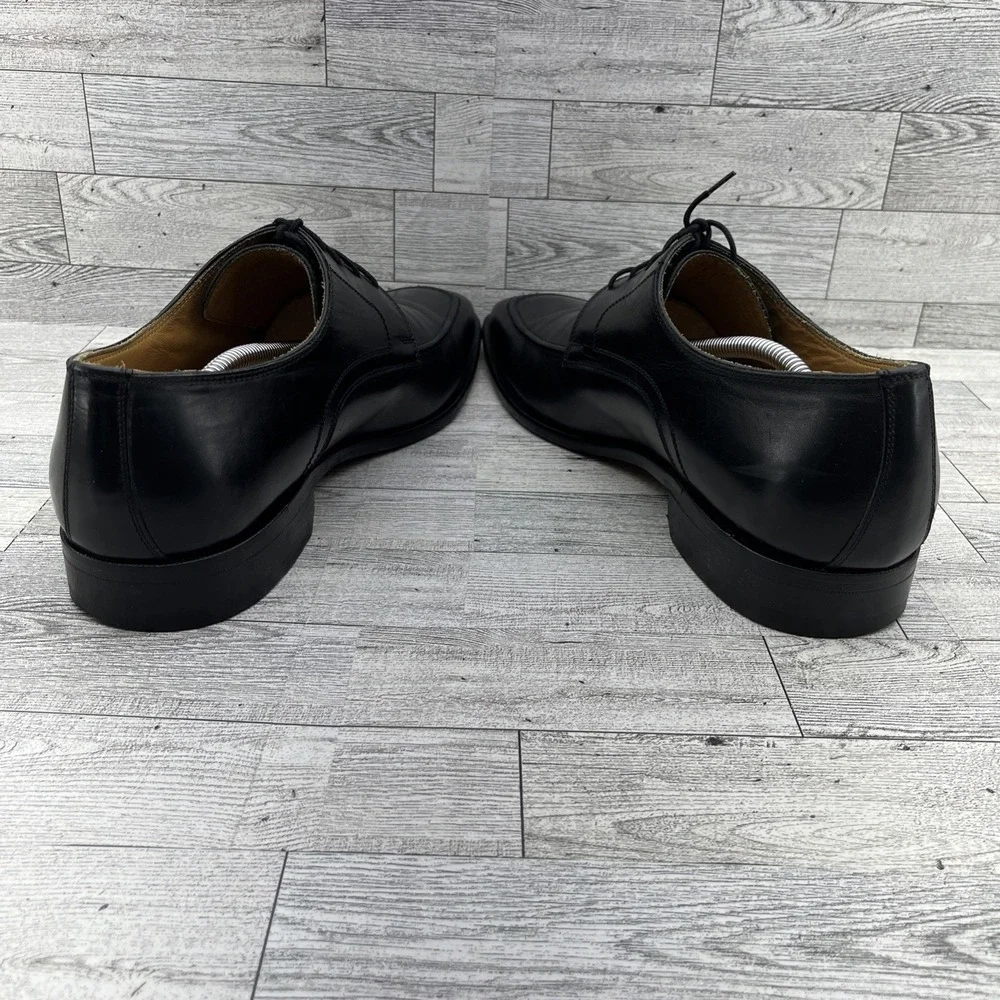 John W Nordstrom Black Leather Dress Shoes‎ Made In Italy Men Size 13M